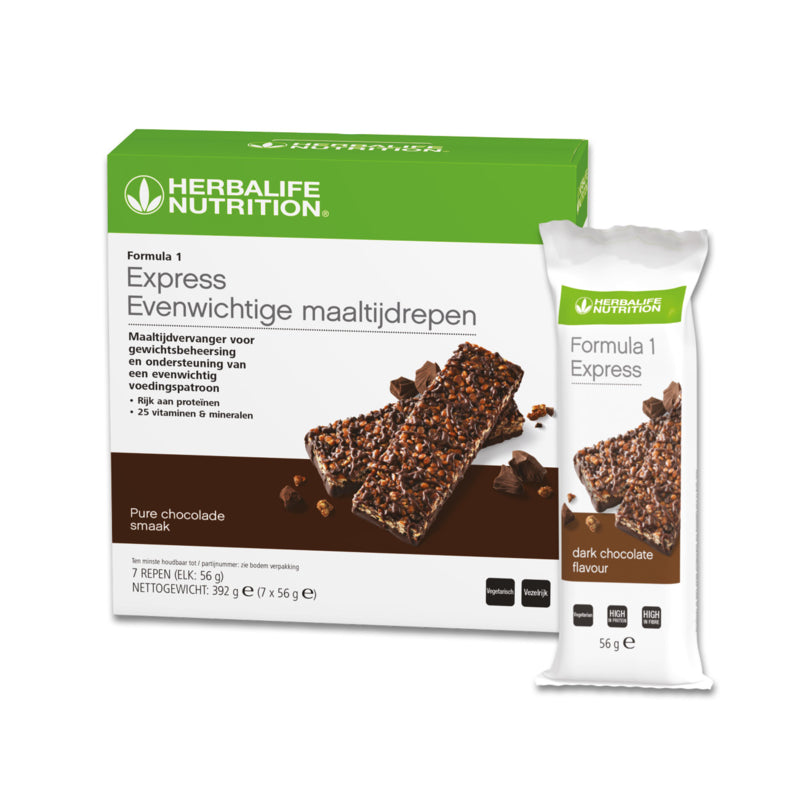 Formula 1 Express Evenwichtige maaltijdrepen Pure Chocolade